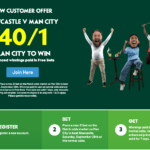 Paddy Power Enhanced Odds: Get 40/1 on Man City To Win vs Newcastle